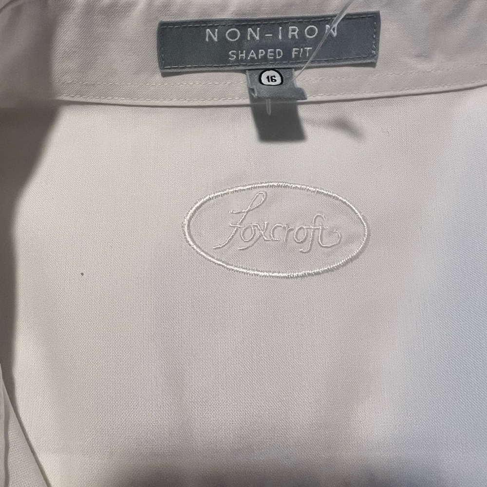Foxcroft Crisp White Dress Shirt - Picture 2 of 4